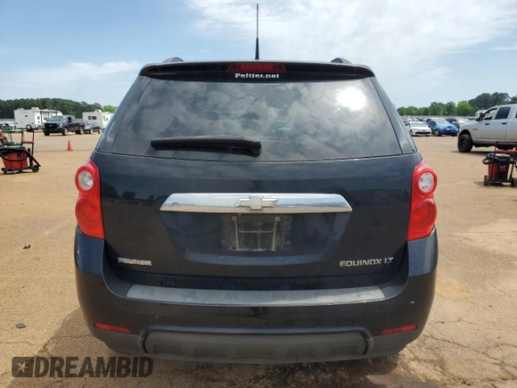 2010 Chevrolet Equinox LT w/2LT with VIN 2CNALPEW6A6218336, listed as a Copart auction lot 51989655 with 117,960 mi miles and Salvage Title. Bid and sale history available at carsss.com. Image 6.