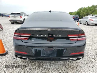 2021 Genesis G80 2.5T with VIN KMTGB4SC9MU066974, listed as a Copart auction lot 70056324 with 47,439 mi miles and Salvage Title. Bid and sale history available at carsss.com. Image 6.