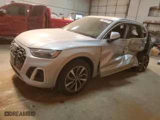2022 Audi Q5 S line Premium Plus with VIN WA1EAAFY3N2114442, listed as a Copart auction lot 49641025 with 0 mi miles and Salvage Title. Bid and sale history available at carsss.com. Image 1.
