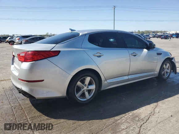 2014 Kia Optima LX with VIN 5XXGM4A75EG299240, listed as a Copart auction lot 52168545 with 140,196 mi miles and Salvage Title. Bid and sale history available at carsss.com. Image 3.