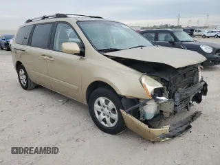 2008 Kia Sedona LX with VIN KNDMB233686258013, listed as a Copart auction lot 50069834 with 308,111 mi miles and Salvage Title. Bid and sale history available at carsss.com. Image 4.