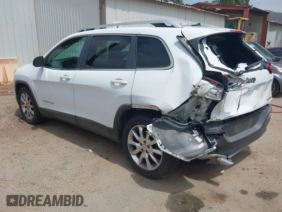 2014 Jeep Cherokee Limited with VIN 1C4PJLDB2EW173127, listed as a IAAI auction lot 42413180 with 107,871 mi miles and . Bid and sale history available at DreamBid. Image 3.