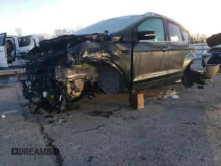 2013 Ford Escape Titanium with VIN 1FMCU0J99DUC23775, listed as a Copart auction lot 84480614 with 0 mi miles and Salvage Title. Bid and sale history available at carsss.com. Image 1.