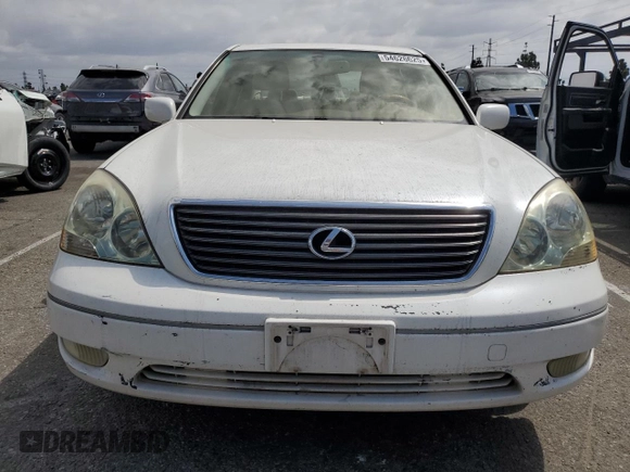 2001 Lexus LS 430 with VIN JTHBN30F210029340, listed as a Copart auction lot 54626625 with 265,641 mi miles and Clean Title. Bid and sale history available at carsss.com. Image 5.