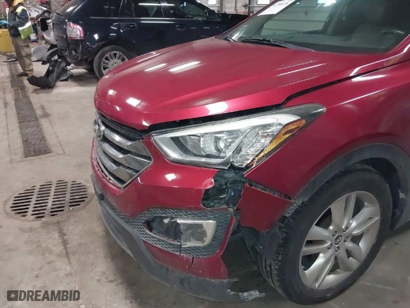 2014 Hyundai Santa Fe Sport with VIN 5XYZWDLA7EG169757, listed as a IAAI auction lot 41708476 with NaN miles. Bid and sale history available at carsss.com. Image 6.