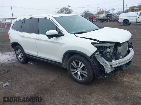 2018 Honda Pilot EX-L with VIN 5FNYF6H52JB053046, listed as a IAAI auction lot 42013210 with 103,721 mi miles. Bid and sale history available at carsss.com. Image 1.