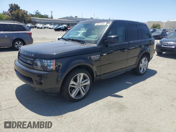 2013 Land Rover Range Rover Sport SC z VIN SALSH2E40DA778591, wystawiony jako Copart lot #58376535 z przebiegiem 80 465 mil mil oraz Szkoda całkowita • Salvage title. Historia ofert i sprzedaży dostępna na DreamBid. Obrazek 1.