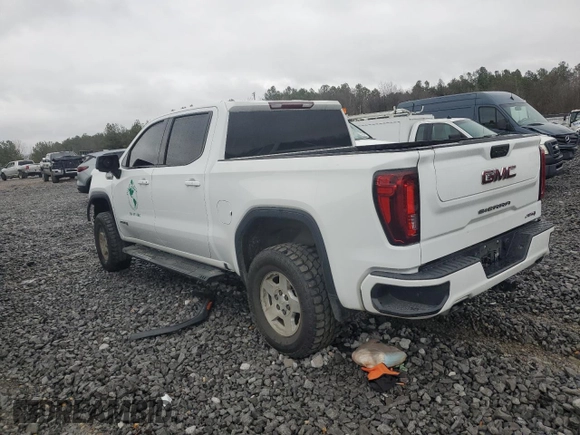 2021 GMC Sierra 1500 AT4 with VIN 3GTP9EEL6MG477831, listed as a Copart auction lot 89175315 with 91,342 mi miles and Salvage Title. Bid and sale history available at carsss.com. Image 2.