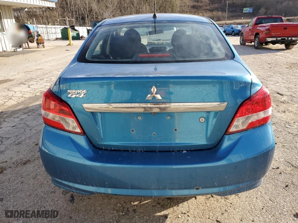 2020 Mitsubishi Mirage G4 ES with VIN ML32F3FJ6LHF07747, listed as a Copart auction lot 45566625 with 41,045 mi miles and Salvage Title. Bid and sale history available at carsss.com. Image 6.