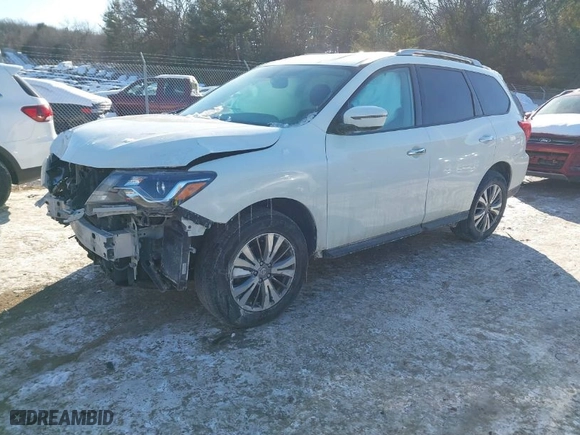 2020 Nissan Pathfinder SV with VIN 5N1DR2BM0LC608246, listed as a IAAI auction lot 41629956 with 88,104 mi miles. Bid and sale history available at carsss.com. Image 2.