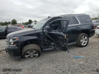 2018 Chevrolet Tahoe LT with VIN 1GNSKBKC9JR336319, listed as a Copart auction lot 71657494 with 52,350 mi miles and Salvage Title. Bid and sale history available at carsss.com. Image 1.
