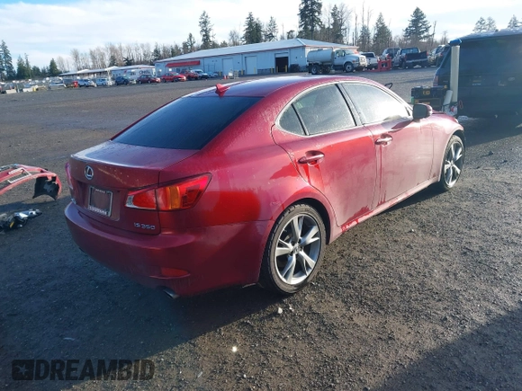 2010 Lexus IS 350 with VIN JTHBE5C20A5023821, listed as a IAAI auction lot 41777616 with 113,921 mi miles and . Bid and sale history available at DreamBid. Image 4.