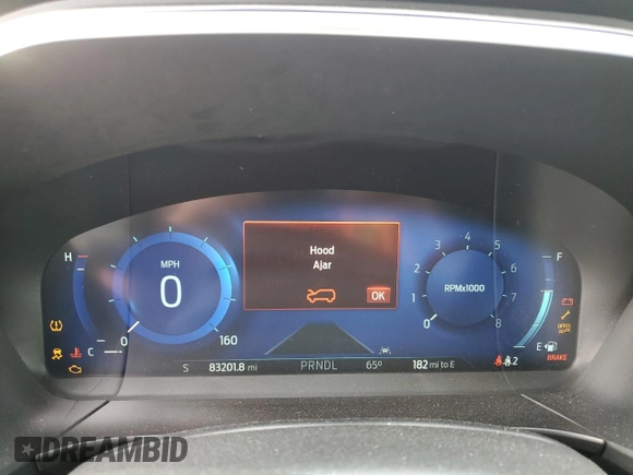 2021 Ford Escape Titanium with VIN 1FMCU9J97MUA57521, listed as a Copart auction lot 58714055 with 83,201 mi miles and Salvage title. Bid and sale history available at DreamBid. Image 9.