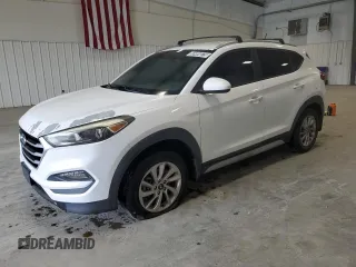 2017 Hyundai Tucson SE z VIN KM8J33A46HU365572, wystawiony jako Copart lot #52484075 z przebiegiem 104 186 mil mil oraz Czysty tytuł • Clean title. Historia ofert i sprzedaży dostępna na DreamBid. Obrazek 1.