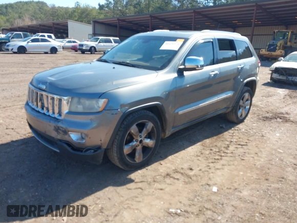 2012 Jeep Grand Cherokee Overland with VIN 1C4RJECT7CC105614, listed as a IAAI auction lot 41629174 with 264,756 mi miles. Bid and sale history available at carsss.com. Image 17.