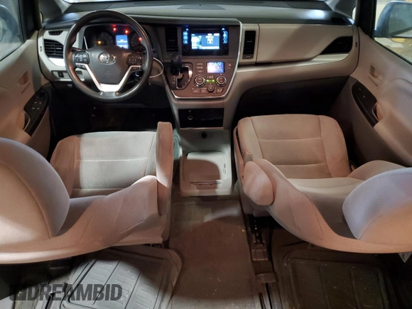 2015 Toyota Sienna L with VIN 5TDZK3DC0FS597860, listed as a Copart auction lot 43440125 with 138,375 mi miles and Salvage title. Bid and sale history available at DreamBid. Image 8.