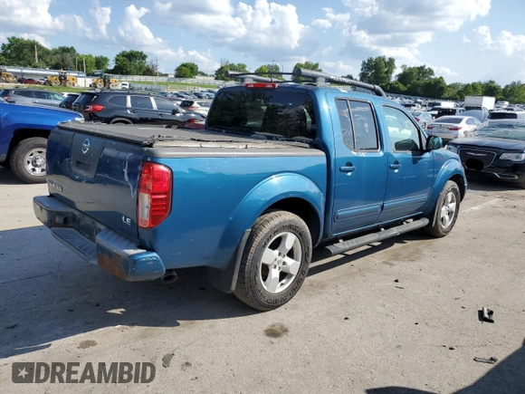 2005 Nissan Frontier SE with VIN 1N6AD07UX5C447472, listed as a Copart auction lot 61864505 with 217,700 mi miles and Clean title. Bid and sale history available at DreamBid. Image 3.