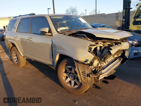2023 Toyota 4Runner TRD Off Road Premium with VIN JTERU5JRXP6205852, listed as a IAAI auction lot 41631811 with 18,814 mi miles and . Bid and sale history available at DreamBid. Image 1.