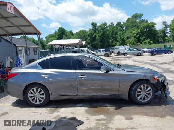 2014 Infiniti Q50 Sport with VIN JN1BV7AR4EM683887, listed as a IAAI auction lot 42550717 with 199,473 mi miles and . Bid and sale history available at DreamBid. Image 13.