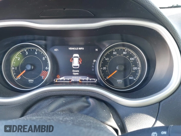 2015 Jeep Cherokee Limited with VIN 1C4PJMDB7FW610031, listed as a IAAI auction lot 41781285 with 51,913 mi miles. Bid and sale history available at carsss.com. Image 7.