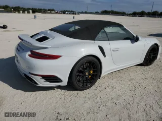 2017 Porsche 911 Turbo with VIN WP0CD2A96HS178294, listed as a Copart auction lot 83372894 with 0 miles and Salvage Title. Bid and sale history available at carsss.com. Image 3.