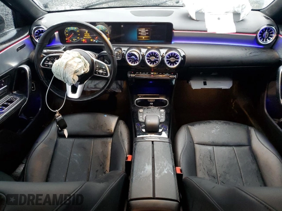 2022 Mercedes-Benz A 220 with VIN W1K3G4FB1NJ367943, listed as a Copart auction lot 85070424 with 15,922 mi miles and Salvage title. Bid and sale history available at DreamBid. Image 8.