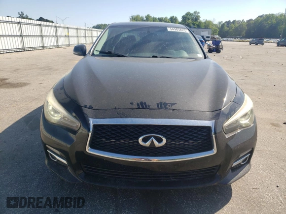 2015 Infiniti Q50 Sport with VIN JN1BV7AP5FM342451, listed as a Copart auction lot 54985825 with 149,516 mi miles and Salvage title. Bid and sale history available at DreamBid. Image 5.