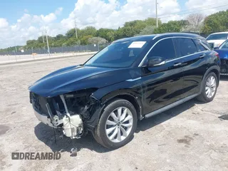 2019 Infiniti QX50 LUXE with VIN 3PCAJ5M16KF119709, listed as a IAAI auction lot 41922353 with 96,262 mi miles. Bid and sale history available at carsss.com. Image 2.