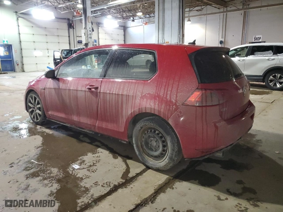 2017 Volkswagen Golf GTI S with VIN 3VWTT7AU5HM038943, listed as a Copart auction lot 44584635 with 224,035 mi miles and Salvage Title. Bid and sale history available at carsss.com. Image 2.