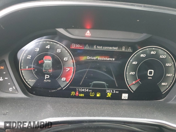 2022 Audi Q3 S line Premium Plus with VIN WA1EECF36N1062783, listed as a Copart auction lot 51578425 with 110,454 mi miles and Clean title. Bid and sale history available at DreamBid. Image 9.