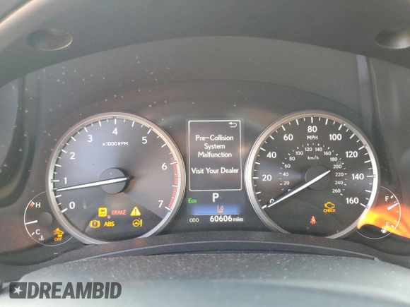 2019 Lexus NX 300 with VIN JTJYARBZ0K2144314, listed as a Copart auction lot 60887035 with 60,606 mi miles and Salvage title. Bid and sale history available at DreamBid. Image 9.