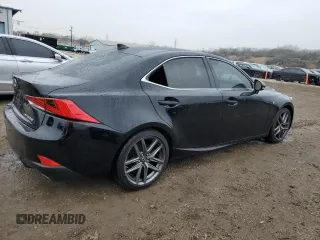 2017 Lexus IS 350 with VIN JTHCE1D22H5013734, listed as a Copart auction lot 80974524 with 89,820 mi miles and Salvage title. Bid and sale history available at DreamBid. Image 3.