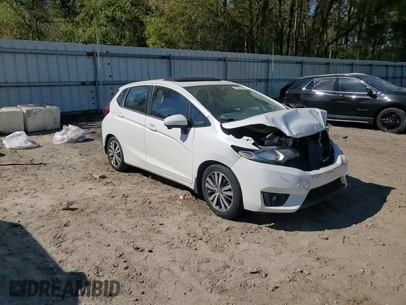 2017 Honda Fit EX-L with VIN JHMGK5H90HS006159, listed as a Copart auction lot 50351835 with Not provided miles and Salvage title. Bid and sale history available at DreamBid. Image 13.