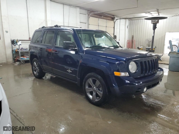 2014 Jeep Patriot High Altitude with VIN 1C4NJPFA3ED660335, listed as a Copart auction lot 48063605 with 127,580 mi miles and Salvage Title. Bid and sale history available at carsss.com. Image 4.
