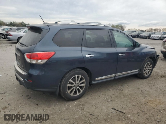 2016 Nissan Pathfinder S z VIN 5N1AR2MNXGC625098, wystawiony jako Copart lot #51785615 z przebiegiem 123 818 mil mil oraz Czysty tytuł • Clean title. Historia ofert i sprzedaży dostępna na DreamBid. Obrazek 3.