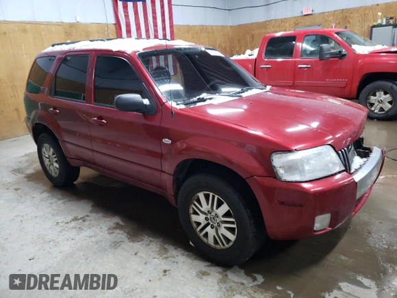 2005 Mercury Mariner Luxury z VIN 4M2YU57115DJ31385, wystawiony jako Copart lot #82533724 z przebiegiem 184 825 mil mil oraz Tytuł czysty. Historia ofert i sprzedaży dostępna na DreamBid. Obrazek 4.