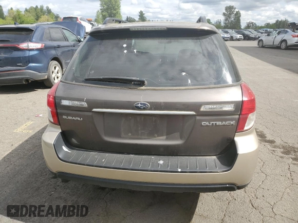 2008 Subaru Outback z VIN 4S4BP60C187346817, wystawiony jako Copart lot #54573395 z przebiegiem 146 279 mil mil oraz Szkoda całkowita • Salvage title. Historia ofert i sprzedaży dostępna na DreamBid. Obrazek 6.