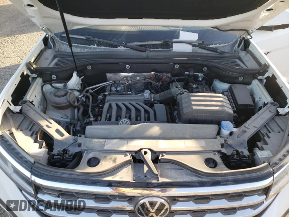 2022 Volkswagen Atlas SEL Premium R-Line with VIN 1V2FE2CA8NC218722, listed as a Copart auction lot 85142904 with 25,396 mi miles and Salvage title. Bid and sale history available at DreamBid. Image 13.