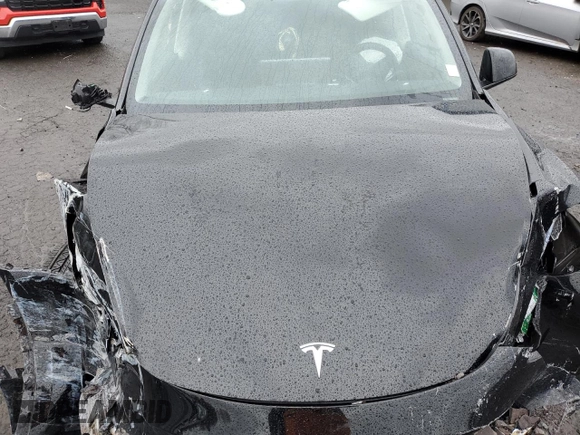 2024 Tesla Model Y Long Range with VIN 7SAYGDEE2RF131085, listed as a Copart auction lot 50171055 with Not Provided miles and Salvage Title. Bid and sale history available at DreamBid. Image 12.