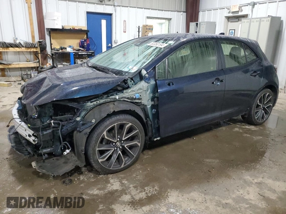 2019 Toyota Corolla Hatchback SE with VIN JTNK4RBE5K3046074, listed as a Copart auction lot 80350194 with 81,689 mi miles and Salvage Title. Bid and sale history available at carsss.com. Image 1.