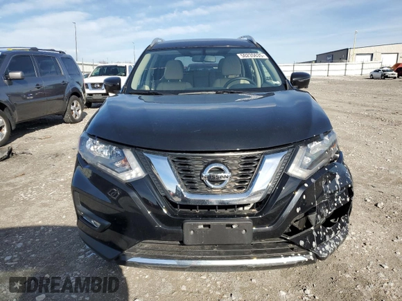 2017 Nissan Rogue SL with VIN JN8AT2MT5HW389226, listed as a Copart auction lot 50235635 with 69,240 mi miles and Salvage Title. Bid and sale history available at DreamBid. Image 5.
