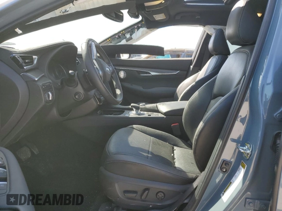 2023 Infiniti QX55 Essential with VIN 3PCAJ5KR7PF115801, listed as a Copart auction lot 48734335 with 20,898 mi miles and Salvage title. Bid and sale history available at DreamBid. Image 7.