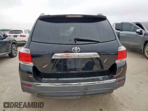 2012 Toyota Highlander Limited with VIN 5TDYK3EHXCS081555, listed as a Copart auction lot 58797705 with 237,476 mi miles and Salvage title. Bid and sale history available at DreamBid. Image 6.