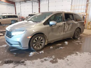 2023 Honda Odyssey EX-L with VIN 5FNRL6H6XPB040933, listed as a IAAI auction lot 41628662 with 29,256 mi miles. Bid and sale history available at carsss.com. Image 17.