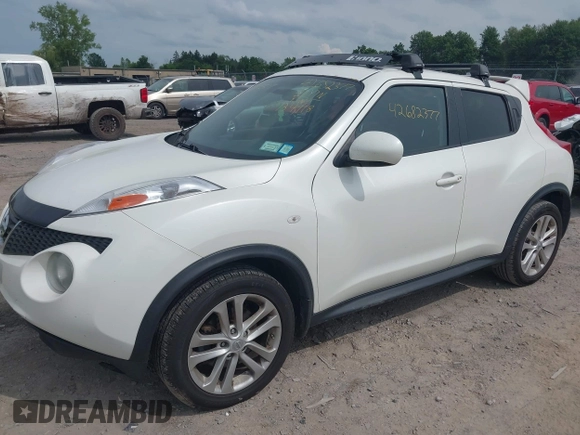 2014 Nissan Juke Nismo with VIN JN8AF5MV8ET355062, listed as a IAAI auction lot 42682377 with 134,118 mi miles and . Bid and sale history available at DreamBid. Image 2.