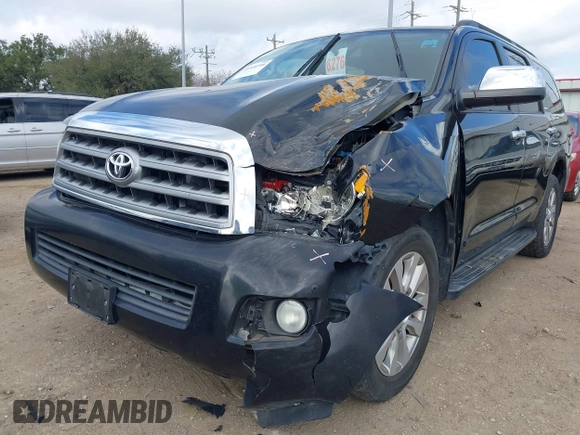 2010 Toyota Sequoia Ltd with VIN 5TDKY5G17AS029913, listed as a IAAI auction lot 41510590 with 126,955 mi miles. Bid and sale history available at carsss.com. Image 6.