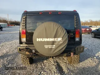 2004 Hummer H2 with VIN 5GRGN23U54H109943, listed as a Copart auction lot 85440454 with 62,040 mi miles and Salvage Title. Bid and sale history available at carsss.com. Image 6.