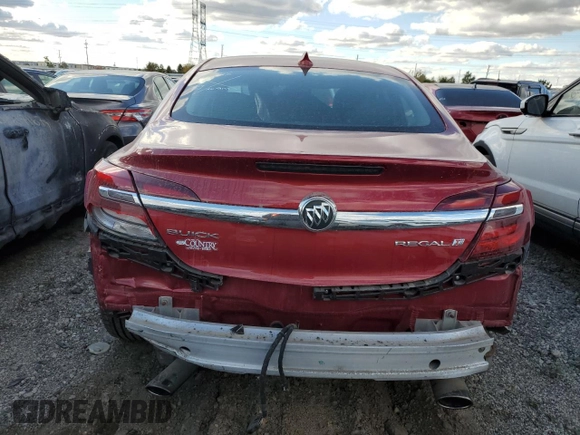 2015 Buick Regal Premium II with VIN 2G4GR5GX9F9129644, listed as a Copart auction lot 74641294 with 49,635 mi miles and Salvage Title. Bid and sale history available at carsss.com. Image 6.