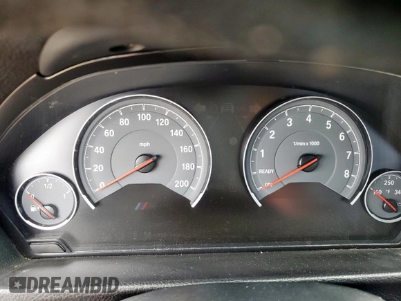 2015 BMW M3 with VIN WBS3C9C53FP804852, listed as a Copart auction lot 60837835 with Not provided miles and Salvage title. Bid and sale history available at DreamBid. Image 9.