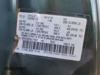 1998 Dodge Ram 2500 with VIN 3B7KF22Z2WG172937, listed as a Copart auction lot 77804924 with 80,669 mi miles and Salvage Title. Bid and sale history available at carsss.com. Image 12.